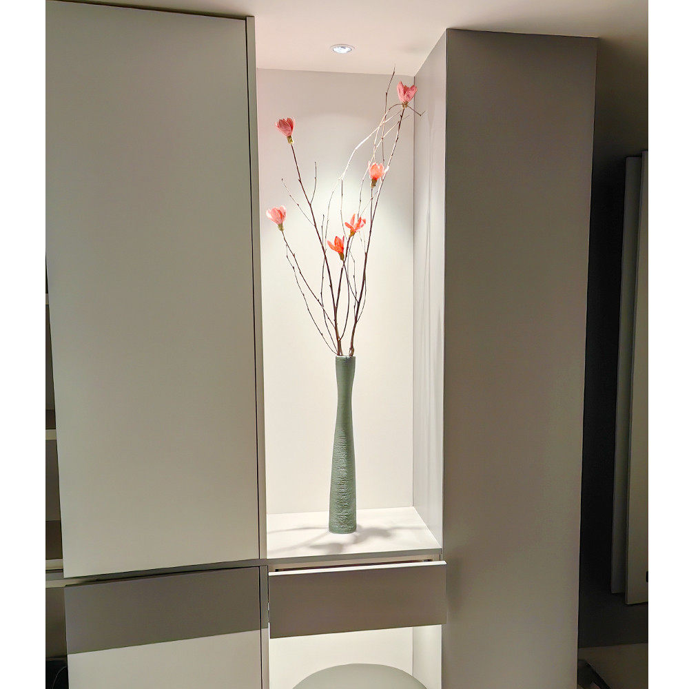 简约轻奢细高长陶瓷花瓶长枝干花大号插花器电视柜玄关柜入户摆件,家居饰品,花瓶,淘宝优惠券,粉丝福利购,淘宝优惠卷