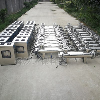 管道式紫外线消毒杀菌器UV过流污水处理仪二次供水产养殖设备