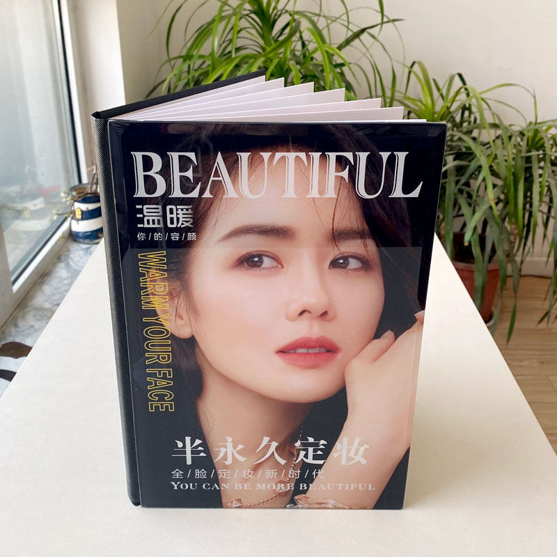 定制纹绣水晶价目册半p永久小纹身美甲美睫项目手册医美价格表画