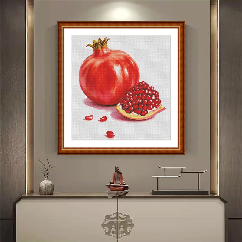 【CC3026-美l食系列之石榴】十字绣2025新款小件线绣客厅