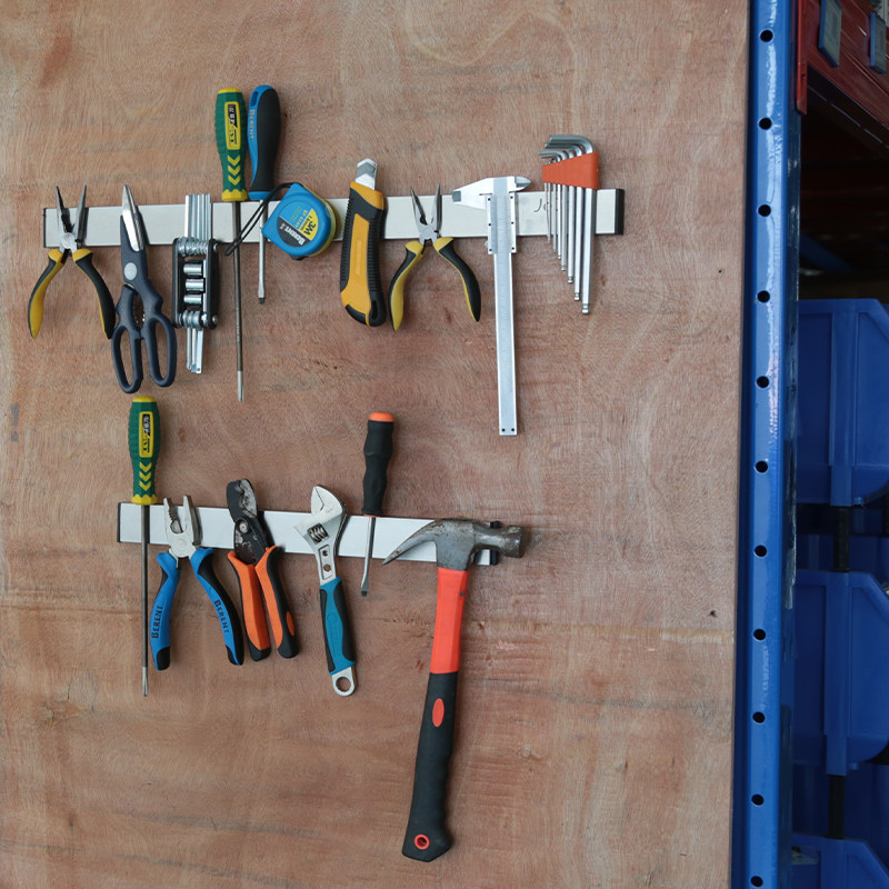 不锈钢多功能强磁力汽修工具挂架壁挂钩五金店工具磁铁收纳整理架