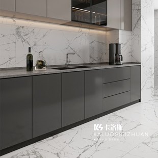 寒江雪柔光卫生间瓷砖600x1200墙地板砖客厅750x1500厨房大理石纹