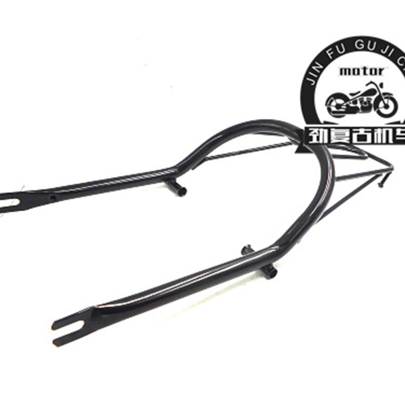 适用游侠QM250复古摩托车大脚怪后货架 攀爬250行李架后扶手尾翼