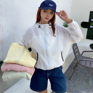 冰丝设计感轻薄防晒衣短款外套女宽松2026新款防紫外线时尚防晒服