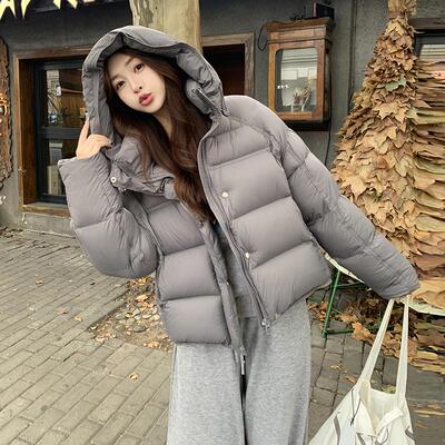 云朵泡芙羽绒服女短款2025新款潮