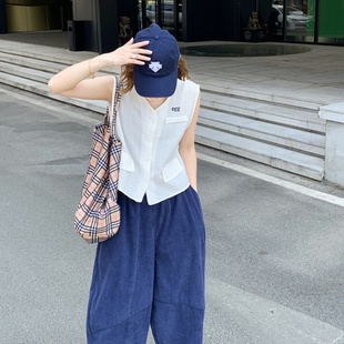 气质设计感防走光外套女2025年新款 韩系无袖 宽松凉感外穿气质马甲