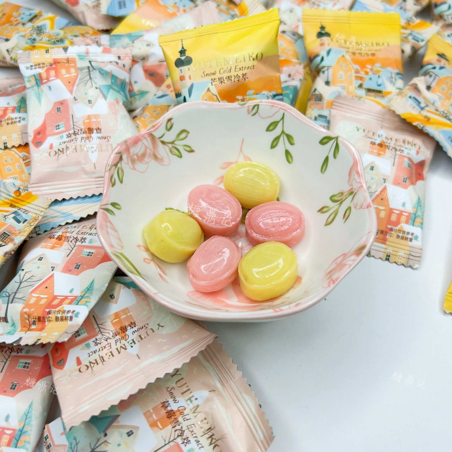 羽田铭菓雪冷萃巧克力夹心硬糖