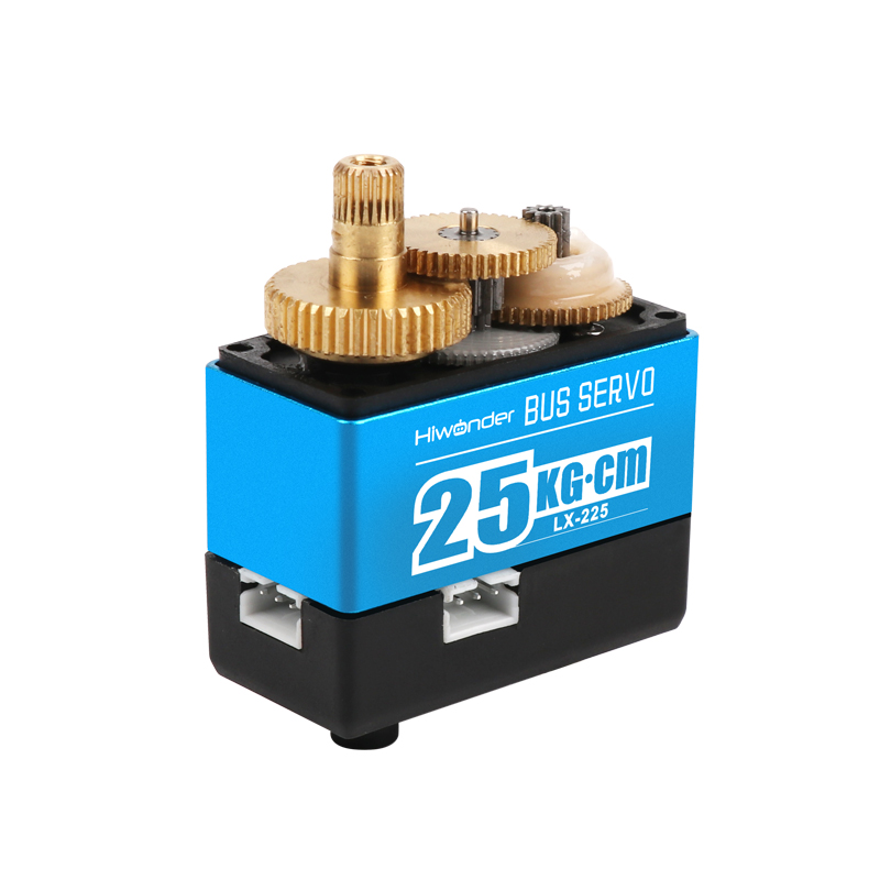 25KG大扭力串行总线舵机 LX-225智能串口N机器人舵机 金属壳带反