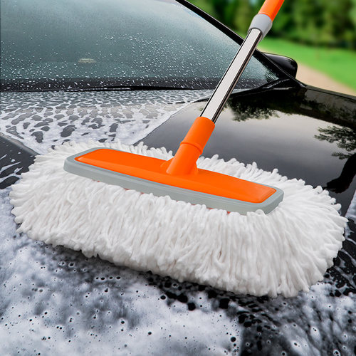 洗车刷子不伤车汽车用擦车拖把软毛刷车长柄伸缩专用清洁工具套装