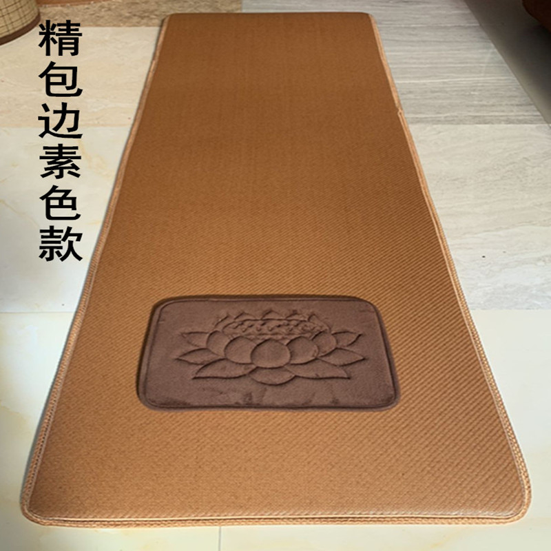 加厚顺滑大拜垫四季款禅修垫拜佛垫磕大头垫108大V礼拜蒲团冥想垫