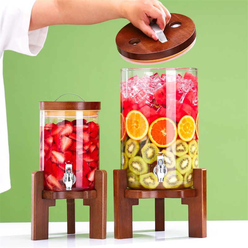 青梅杨梅泡酒玻璃瓶大号密封罐荔枝酒瓶自酿酒罐S果酒发酵酒桶酒