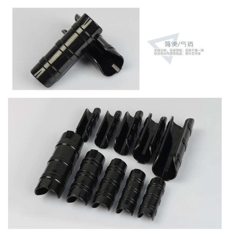 蔬菜温室大棚压膜卡塑料r黑夹子卡槽卡扣卡子卡簧骨架加长加厚配