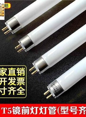 T4T5镜前灯灯管长条家用老式浴霸日光三基色t4灯管led灯小细8w12