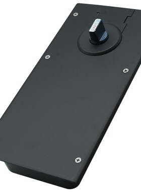 通用型哑黑H-220B地弹簧承重100KG哑光烤漆黑色有框玻璃门地弹璜