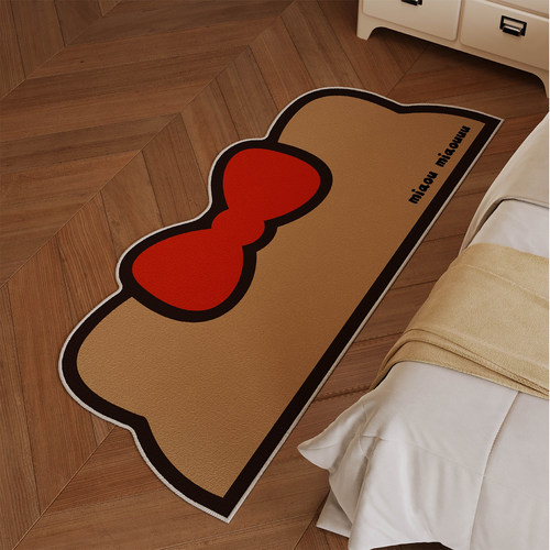 卡通黑皮KT主卧室床边毯客厅地毯