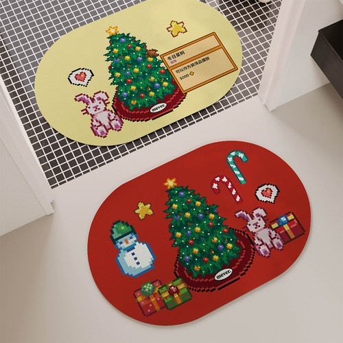 星露谷浴室地垫吸水速干防滑脚垫