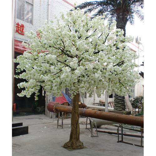 防火植物厂家仿真樱花树假桃花树订制婚庆仿真树大型仿真假