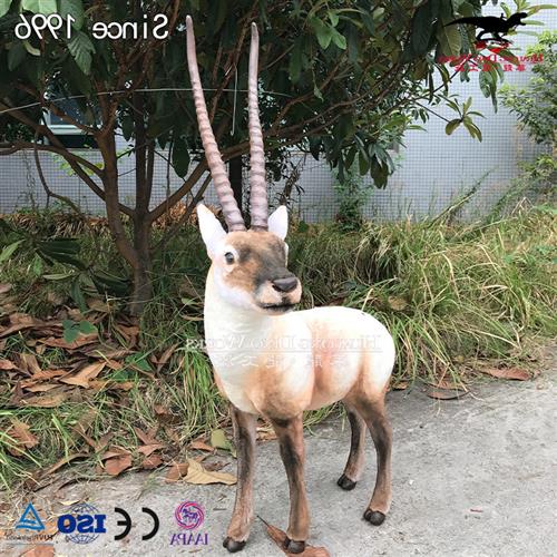 仿真羚羊动物机械模型工艺品大型仿真动物源头生产工厂图片