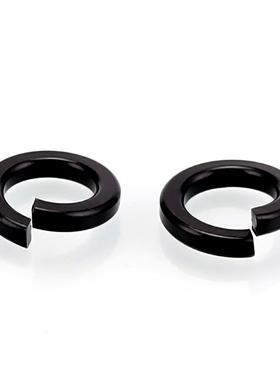 M2M3M4M5M6-M39mm 8.8级发黑弹簧垫圈黑色开口垫圈高强度弹性垫片