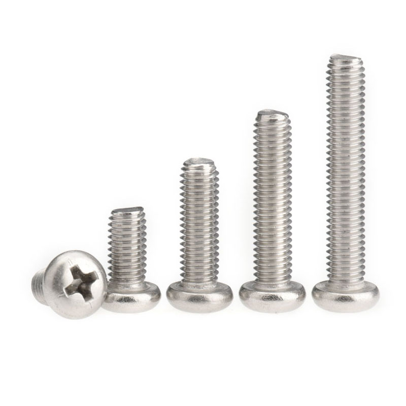 盖驰304不锈钢盘头螺丝钉 十字圆头机螺钉加长螺栓M4M5M6M8M10
