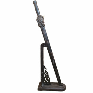 玄天上帝七星剑道家法剑 一体桃木剑金木水火土五行七星剑