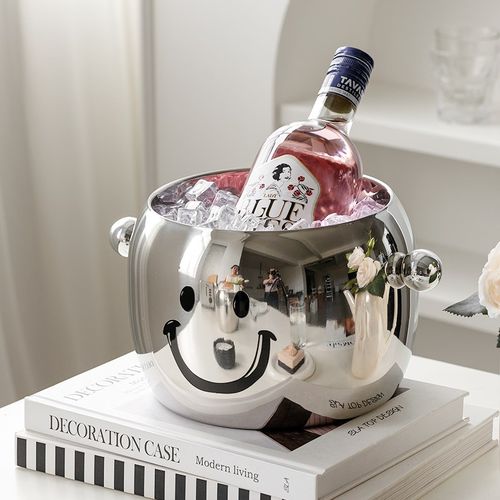 双层不锈钢冰桶商用酒吧ktvv香槟桶冰块储存桶放扎啤酒饮料冰镇桶