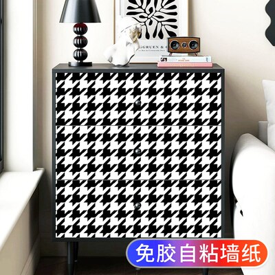 高级感翻新贴纸衣柜子遮丑自粘厨C房改造橱柜门美化旧家具改色装