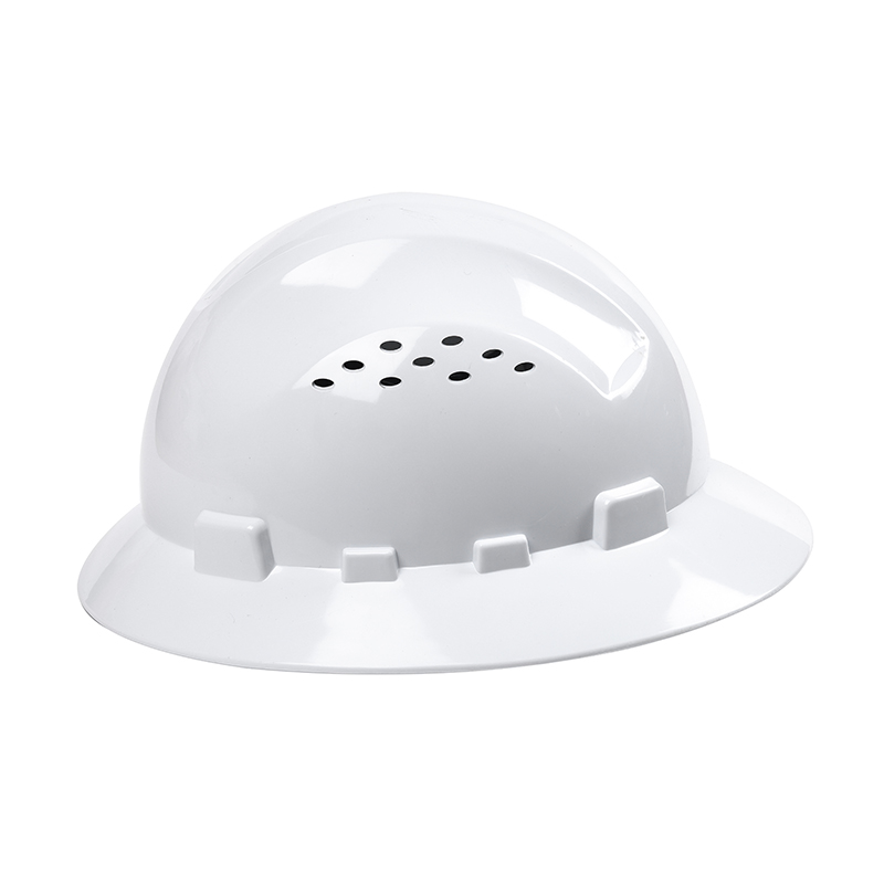 大帽檐安全帽宽边大B沿工地遮阳防晒安全帽