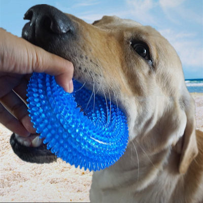 推荐Durable Dog Chew Toys Rubber Squeaker Aggressive Teeth C