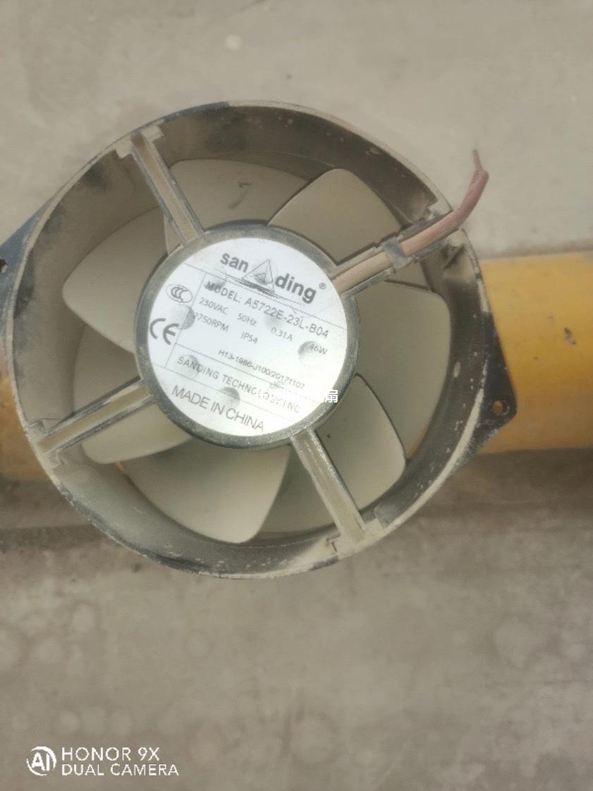 三鼎 A5722E-23L-B04 230V 46W 17055耐高温轴流风机17CM散热风扇