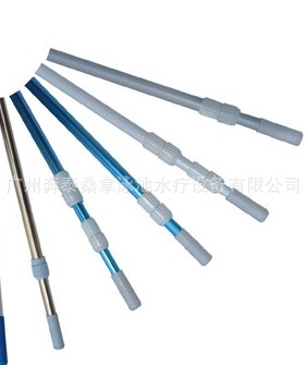 泳池伸缩杆 救生杆 泳池清洁用品2X240cm波纹铝杆1.1mm壁厚7548