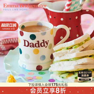 Emma Bridgewater马克杯波点daddy中号陶瓷官方emmabrigewater