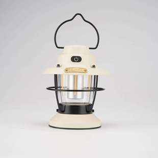 氛围灯4500毫安电池复古露营灯野营灯手提灯马灯typec充电多色温