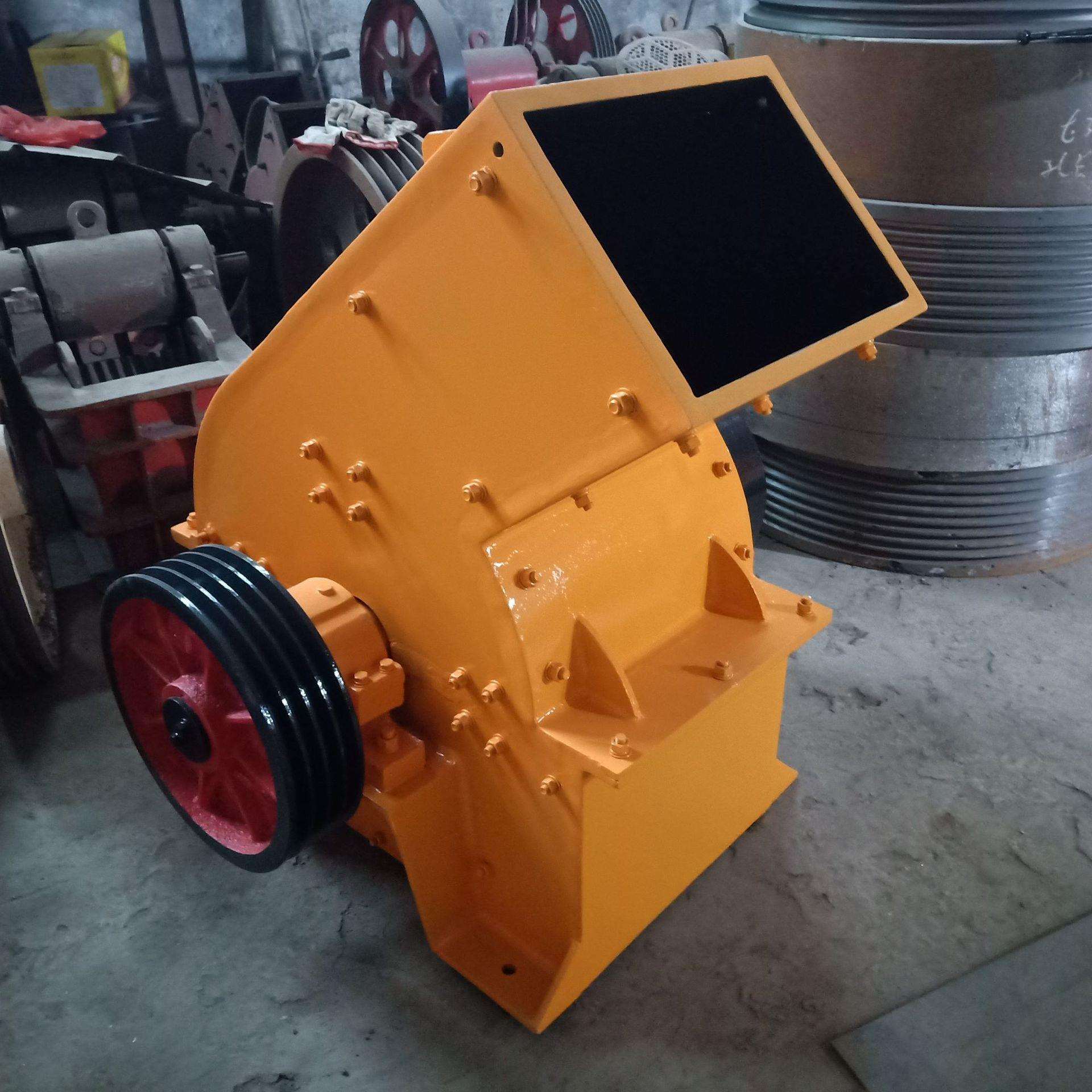 直销锤式破碎机600X400锤破鹅卵石粉碎机制沙机