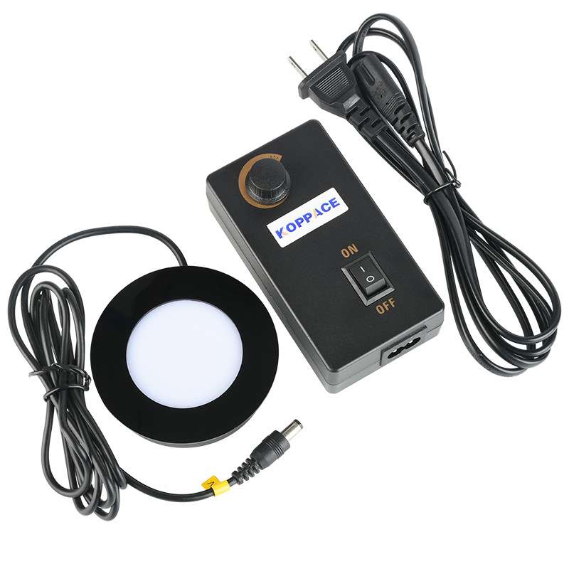 电子显微镜 48颗LED底光源 白光安装接口直径75mm通光面50mm