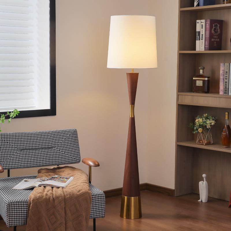 落地灯客厅沙发旁北欧复古个性极简轻奢卧室床头温馨立式落地台灯