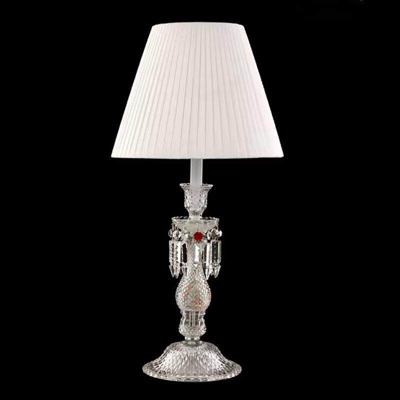 北欧水晶台灯床头书房卧室灯客厅大气现代简约落地灯装饰台灯创意