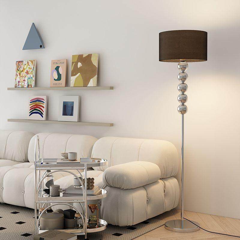 中古风落地灯客厅沙发旁法式氛围灯新中式复古风卧室床头立式台灯