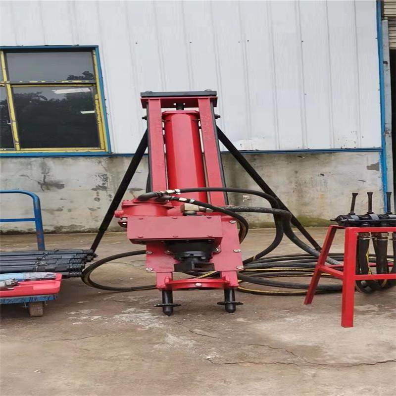 全气动一体式潜孔钻机70型潜孔钻机全气动多角度打孔小型设备