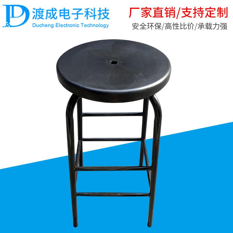 加固型防静电四脚圆凳防静电流水线圆凳子smt圆凳防静电员工椅子