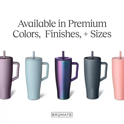 BRUMATE冰霸杯304不锈钢带吸管保温杯户外大容量手柄汽车杯