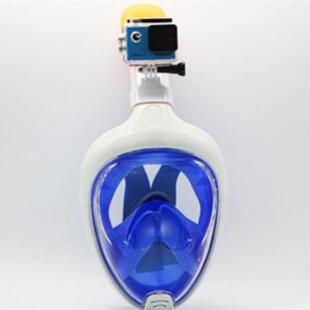 全面罩潜水镜浮潜套装潜水一体面罩全干式呼吸管一体潜水面镜