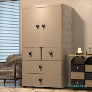 特大号加宽加厚宝宝衣柜婴儿童衣服收纳柜子简易小衣橱整理储物箱