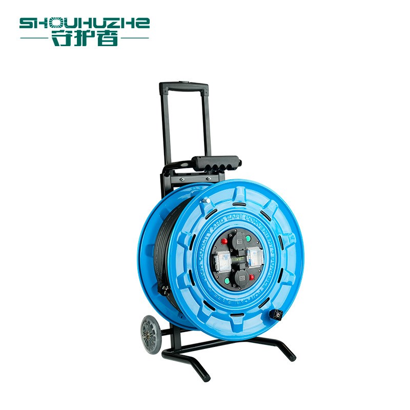 守护者2TC46010移动电缆盘220V10A150米漏电过热保护电源盘线滚子