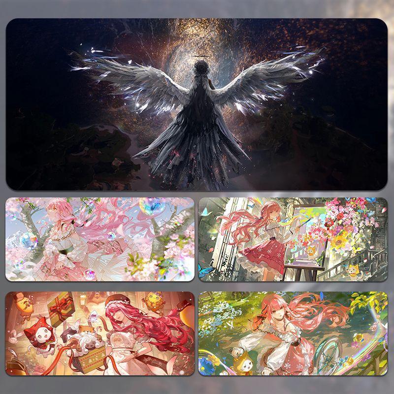 无限暖暖鼠标垫超大号卡通动画游戏个性创意宿舍电脑桌防滑键盘垫