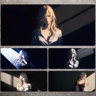 贝尔摩德鼠标垫超大号家用柯蓝动漫二次元 电脑键盘办公桌垫