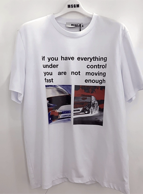 孤品特价MSGM情侣T恤