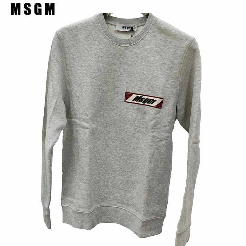 潮牌套头圆领意大利长袖卫衣MSGM