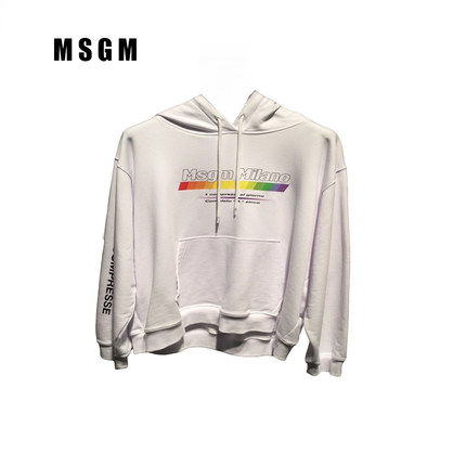 MSGM时尚休闲舒适百搭潮流男士连帽卫衣