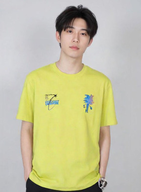 全新未使用MSGM宽松百搭短袖T恤